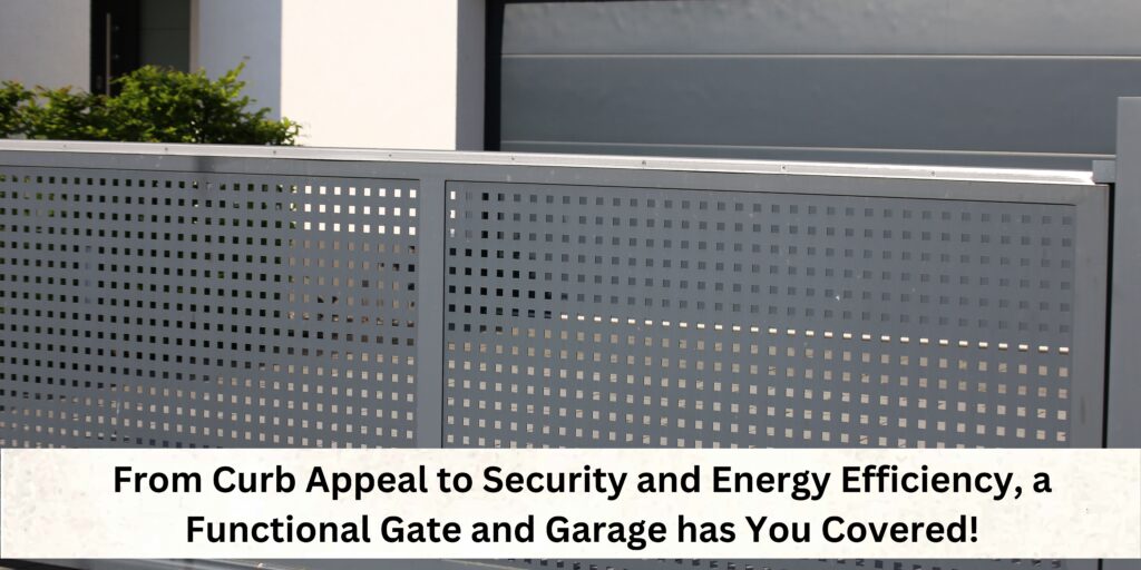 Transform Your Home's Exterior with a Stylish and Functional Gate and Garage